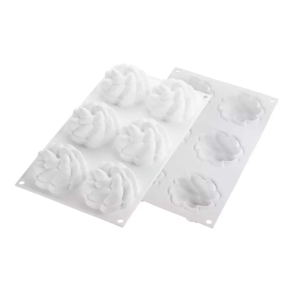 Kit Stampo Fleur con 6 Anelli Tarte Ring ø 8 cm SILIKOMART