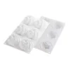 Kit Stampo Fleur con 6 Anelli Tarte Ring ø 8 cm SILIKOMART