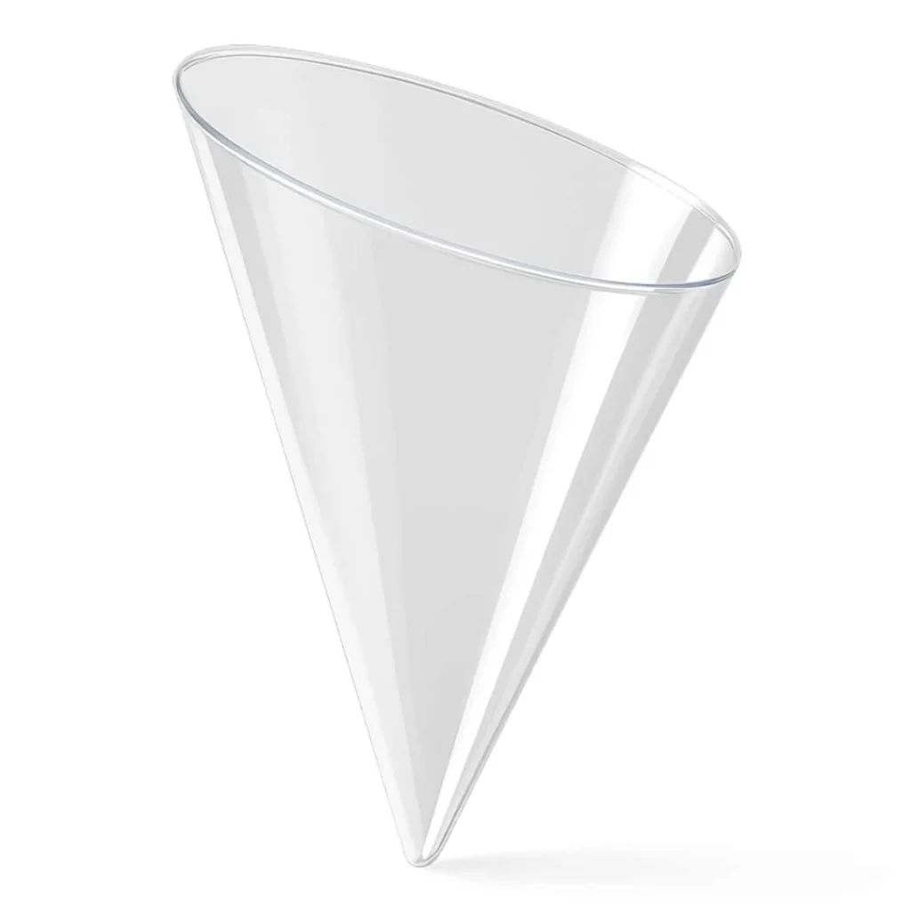 Cono Slice Trasparente 55cc 120 pz GOLD PLAST
