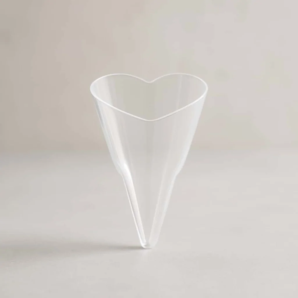 Cono Cuore Trasparente 50cc 120 pz GOLD PLAST