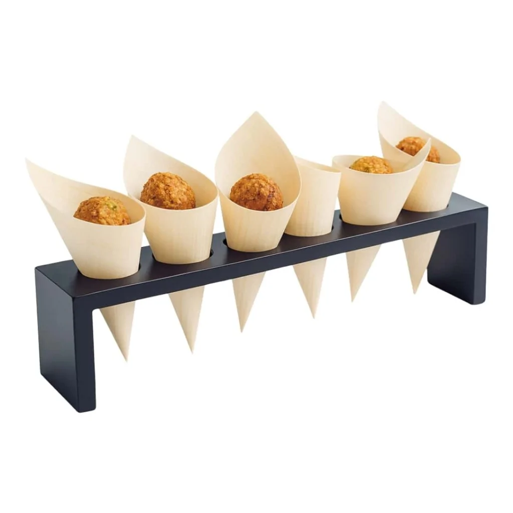 Set 2 Supporti Porta Coni Neri LEONE
