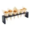 Set 2 Supporti Porta Coni Neri LEONE