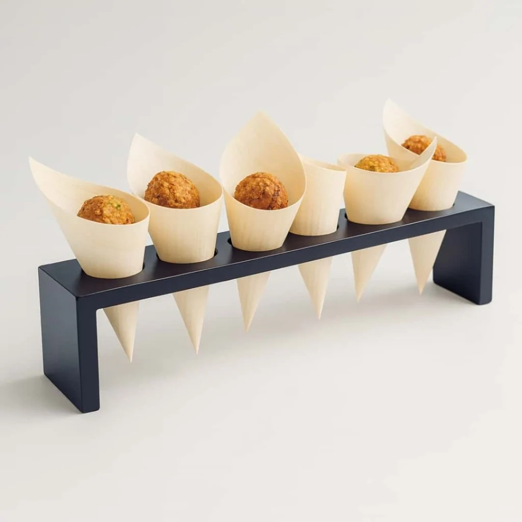 Set 2 Supporti Porta Coni Neri LEONE