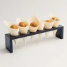 Set 2 Supporti Porta Coni Neri LEONE