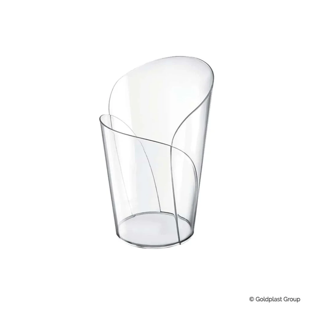 Bicchierino Blossom Trasparente 90cc 15 pz GOLD PLAST