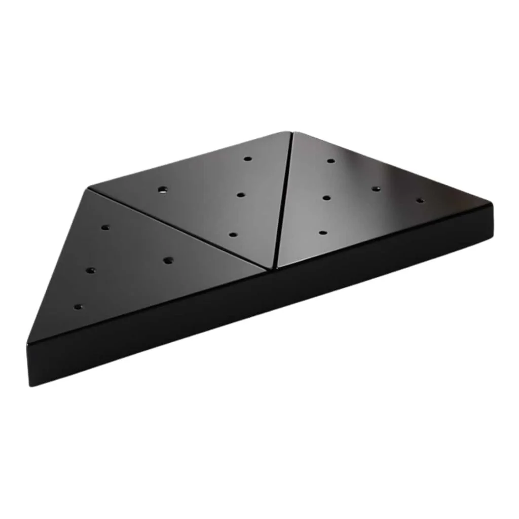 Set 3 Supporti Porta Spiedini Neri LEONE
