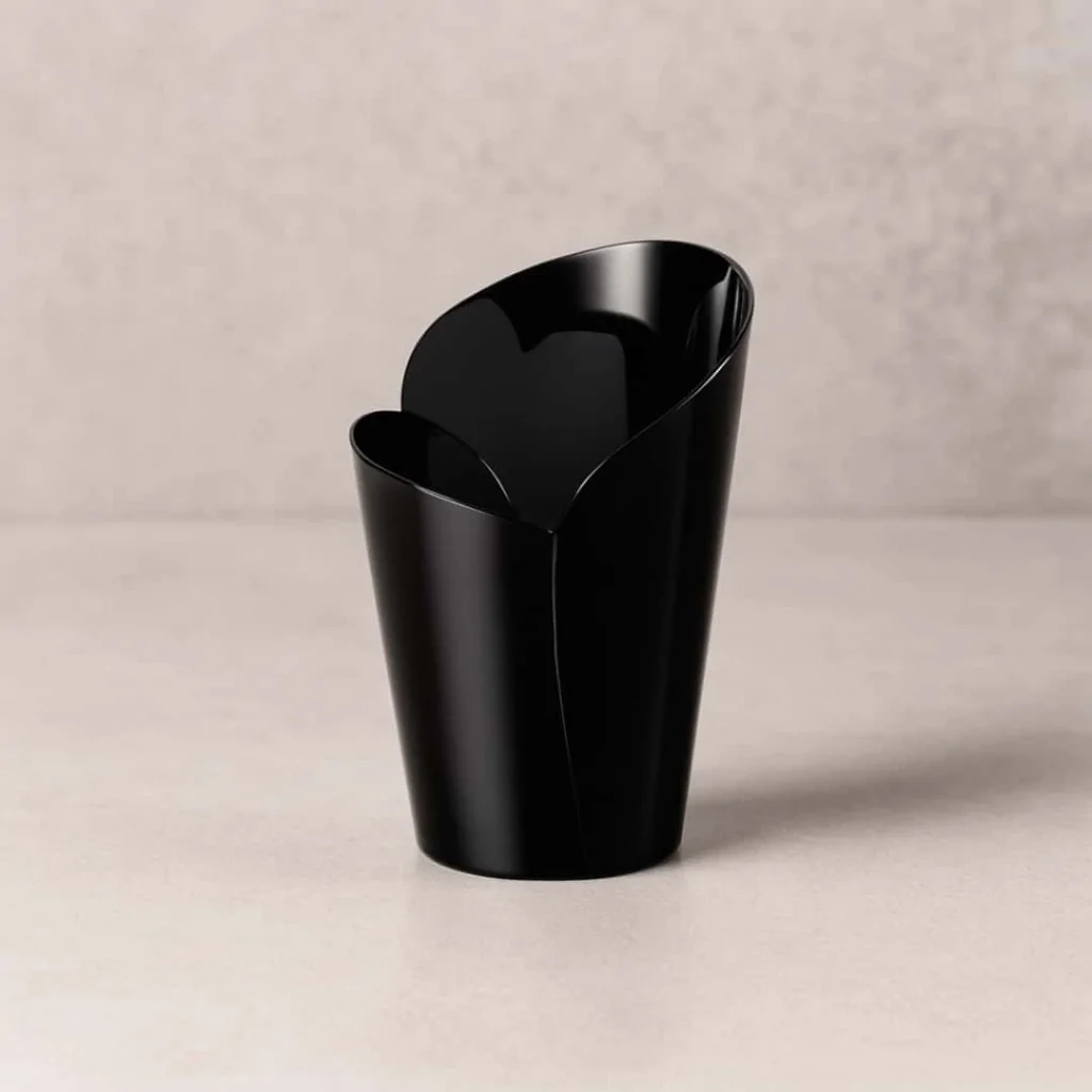 Bicchierino Blossom Nero 90cc 15 pz GOLD PLAST