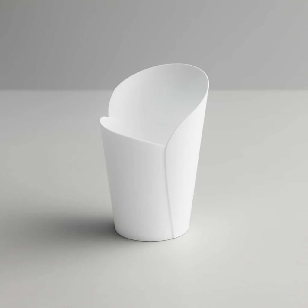 Bicchierino Blossom Bianco 90cc 15 pz GOLD PLAST
