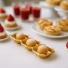Vassoi Giro di Gusto 3 Scomparti Oro 50 pz ERREMME