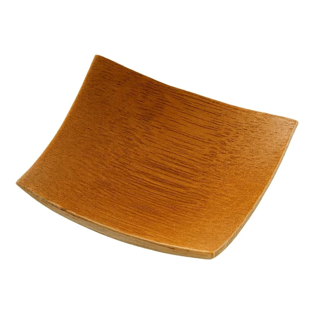 Piattini Quadrati Bamboo Naturale 12 pz LEONE