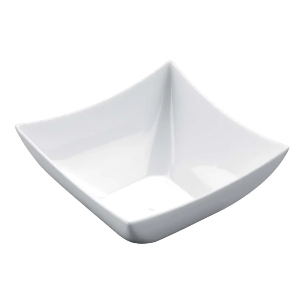 Coppetta Mini Quadrata Bianca 25 pz GOLD PLAST