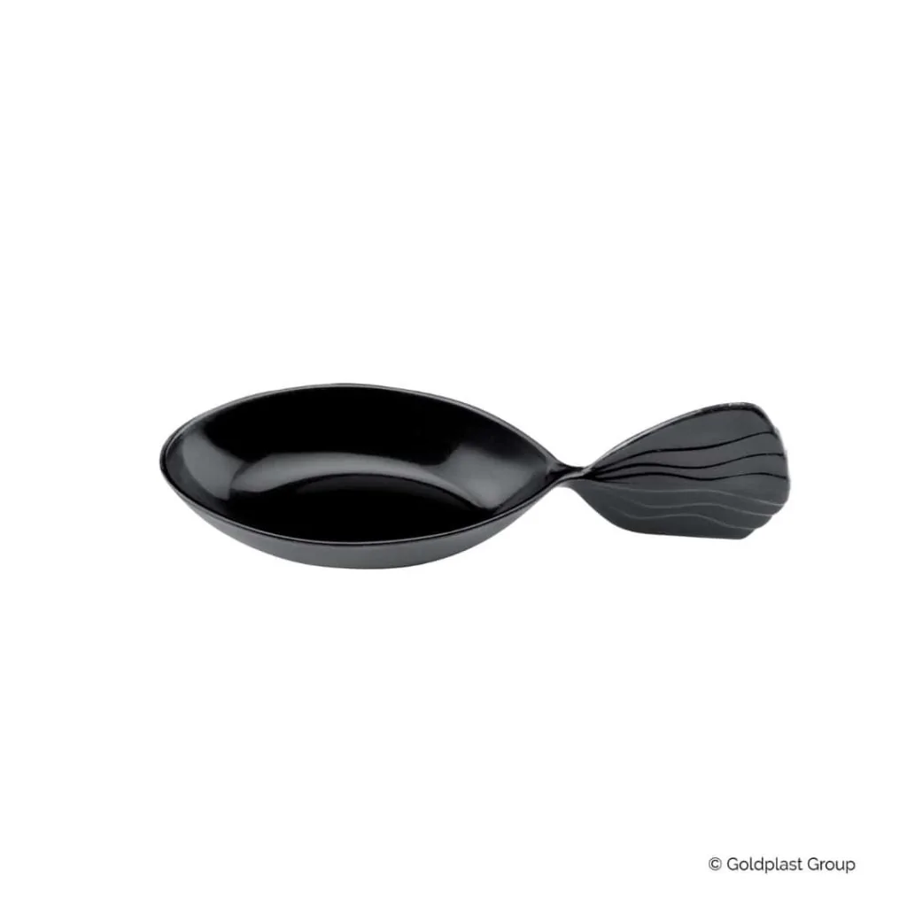 Cucchiaio Monodose Pesce Nero 20 cc 30 pz GOLD PLAST
