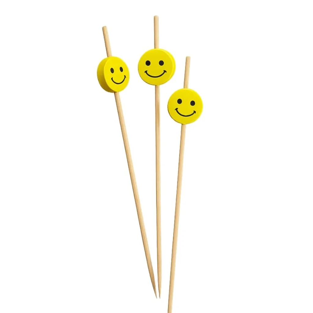 Spiedi Bamboo Smile 12 cm 100pz LEONE