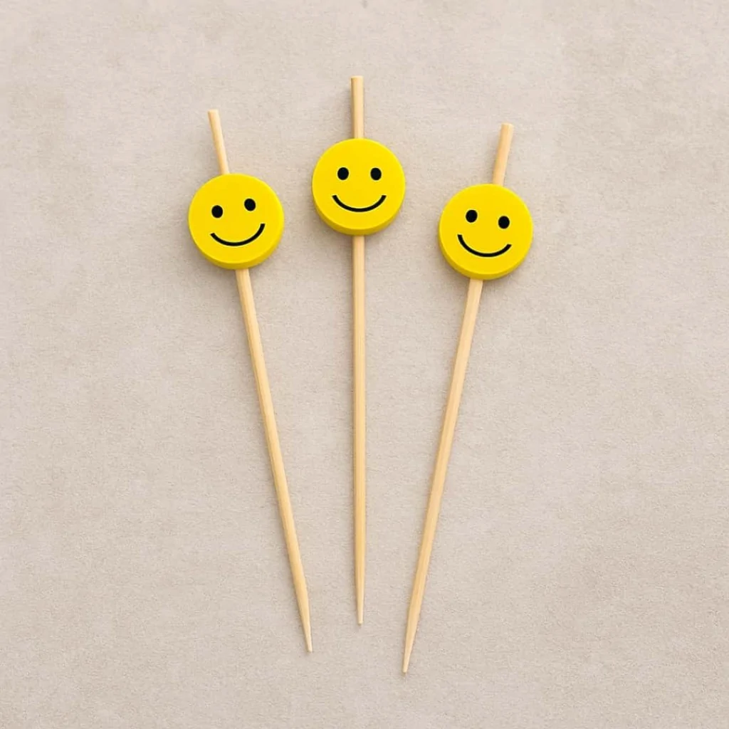 Spiedi Bamboo Smile 12 cm 100pz LEONE