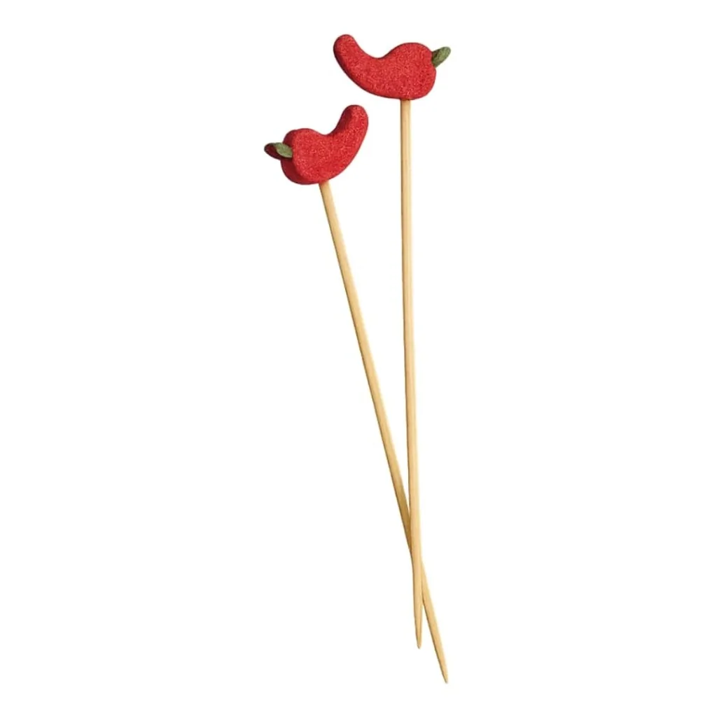 Spiedi Bamboo Chili 12 cm 100pz LEONE