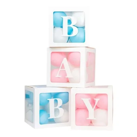 Set 4 Ballon Boxes Baby 30x30x30 cm GIVI ITALIA
