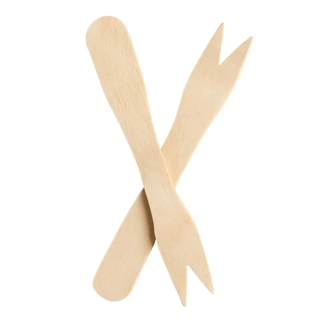 Forchettine Aperitivo Legno Standard 8,5 cm 1000 pz IMBALLAGGI