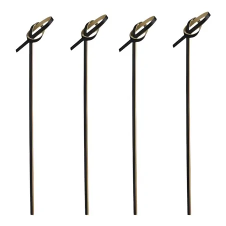Spiedi Deco Nodo Bamboo Nero 15 cm 100 pz FLORIDA
