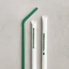 Cannucce Bio Verdi Imbustate 24 cm 400 pz IMBALLAGGI ALIMENTARI
