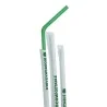 Cannucce Bio Verdi Imbustate 24 cm 400 pz IMBALLAGGI ALIMENTARI