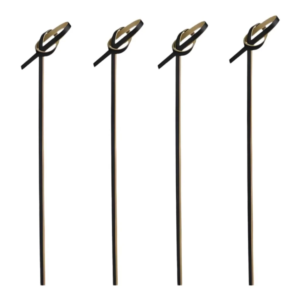 Spiedi Deco Nodo Bamboo Nero 15 cm 100 pz FLORIDA