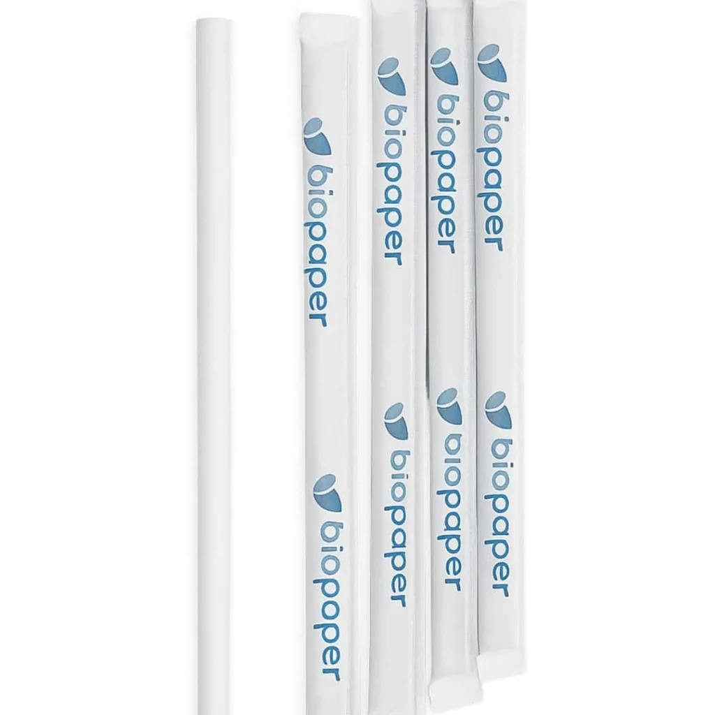 Cannucce Bio Colorate Imbustate 21 cm 100 pz 