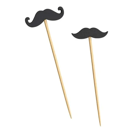 Spiedi Aperitivo Mustache Bamboo 12 cm 100 pz LEONE