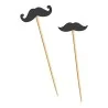 Spiedi Aperitivo Mustache Bamboo 12 cm 100 pz LEONE