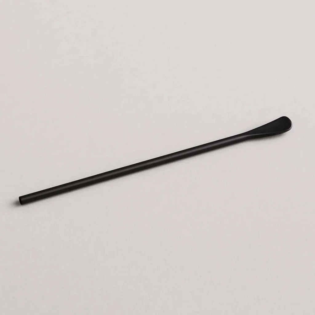 Cannucce Cucchiaino Nere Bio 21 cm 250 pz POLOPLAST