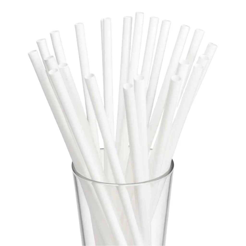 Cannucce Bianche Bio 21 cm 500 pz USOBIO