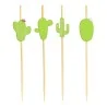 Spiedi Aperitivo Cactus Bamboo 12 cm 100 pz LEONE