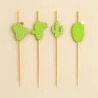 Spiedi Aperitivo Cactus Bamboo 12 cm 100 pz LEONE
