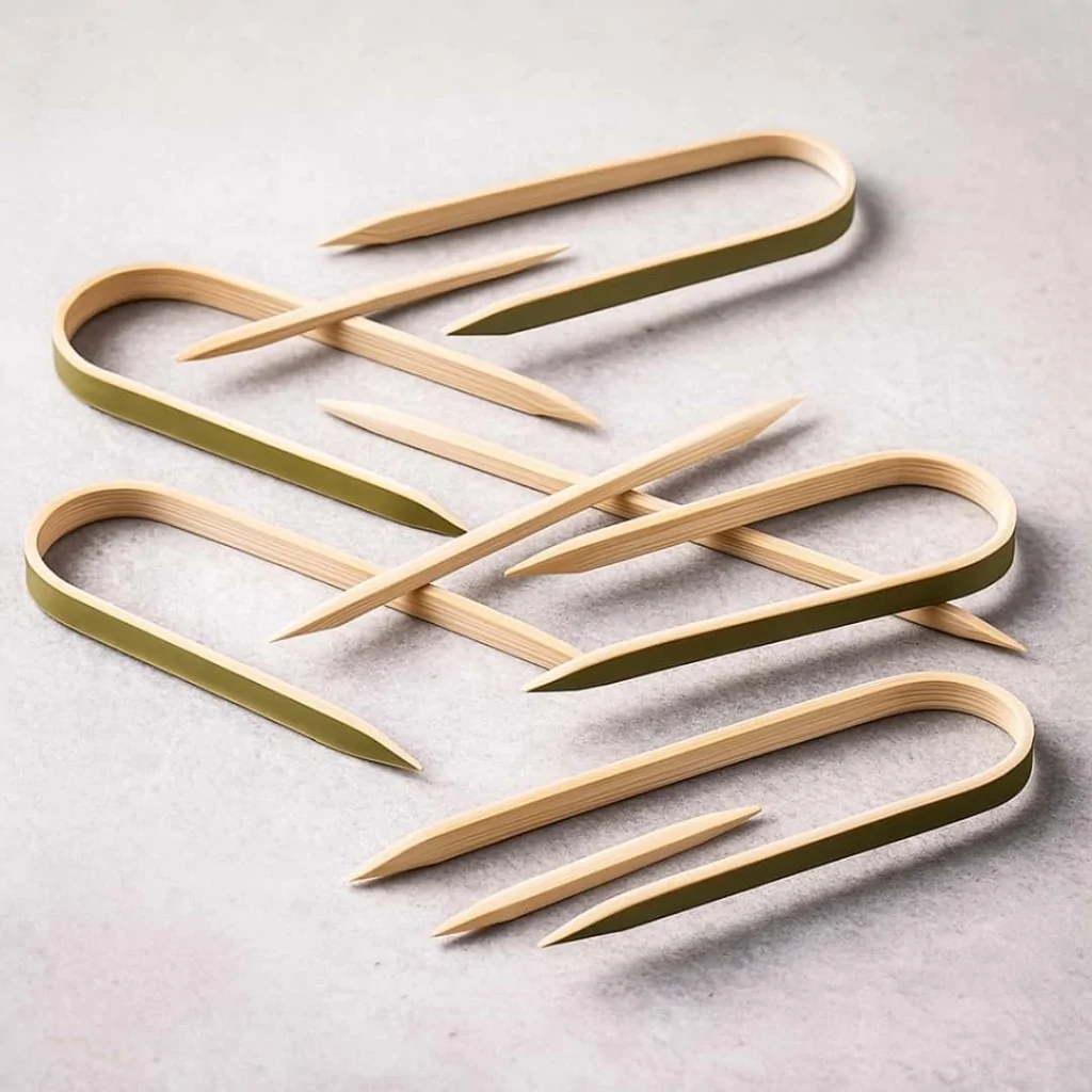 Stecco Fermabocconi Bamboo Chiba 5 cm 100 pz LEONE