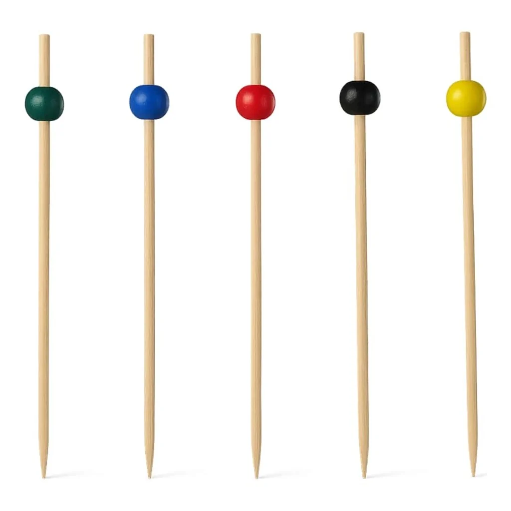 Spiedi Aperitivo Sfera Bamboo 15 cm 100 pz LEONE