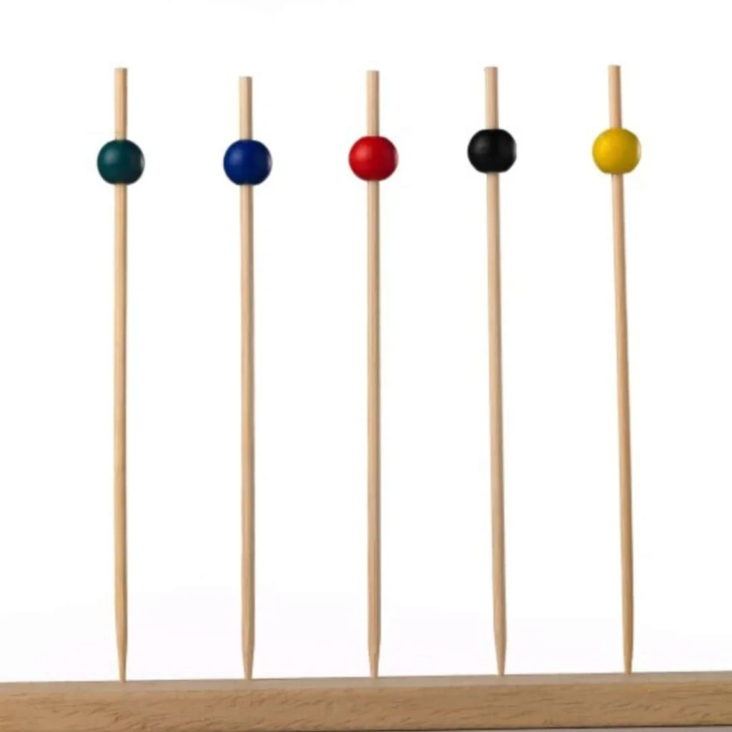 Spiedi Aperitivo Sfera Bamboo 15 cm 100 pz LEONE