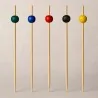 Spiedi Aperitivo Sfera Bamboo 15 cm 100 pz LEONE