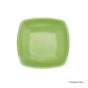 Piatti Fondi Square Verde Acido 18x18 cm 12pz GOLD PLAST