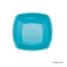 Piatti Fondi Square Turchesi 18x18 cm 12 pz GOLD PLAST
