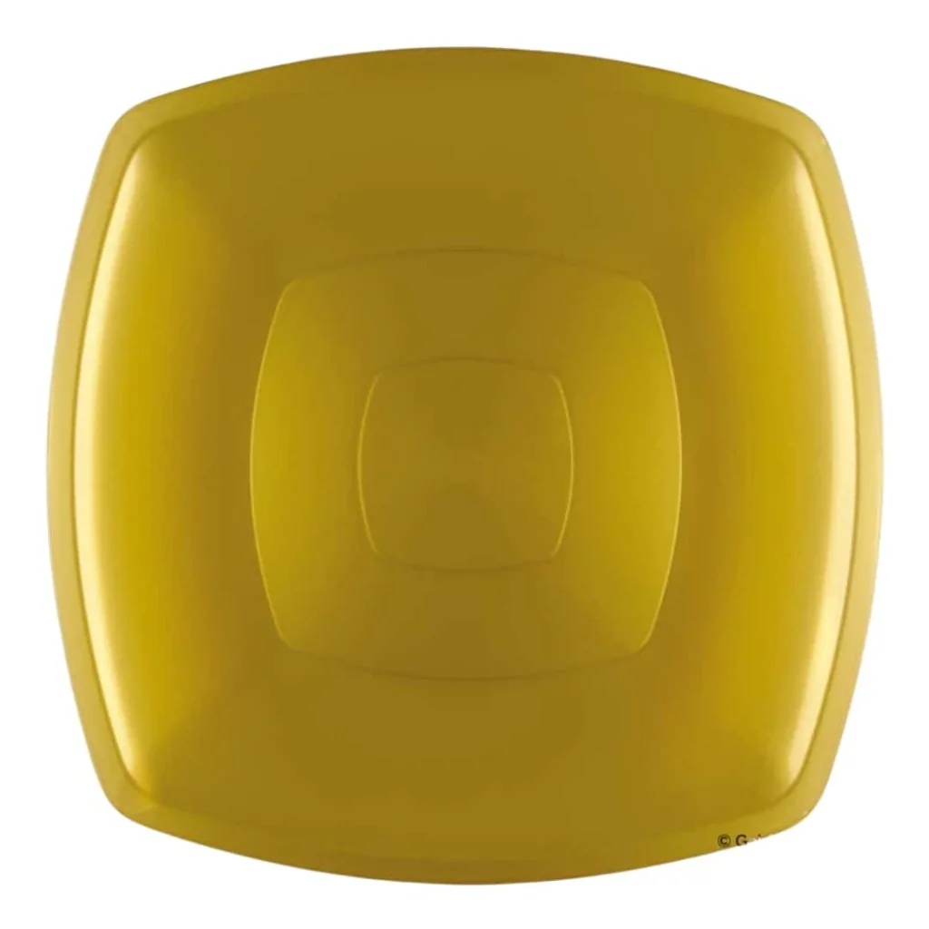 Sottopiatti Piani Square Oro 30x30 cm 12 pz GOLD PLAST