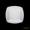 Piatti Dessert Square PP 18x18 cm 25pz GOLD PLAST