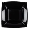 Piatti Fondi Quadrati Nice Neri 18x18 cm 15 pz GOLD PLAST