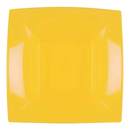 Piatti Fondi Quadrati Nice Giallo Mango 18x18 cm 15 pz GOLD