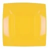 Piatti Fondi Quadrati Nice Giallo Mango 18x18 cm 15 pz GOLD