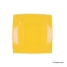 Piatti Fondi Quadrati Nice Giallo Mango 18x18 cm 15 pz GOLD