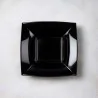 Piatti Fondi Quadrati Nice Neri 18x18 cm 15 pz GOLD PLAST