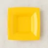 Piatti Fondi Quadrati Nice Giallo Mango 18x18 cm 15 pz GOLD