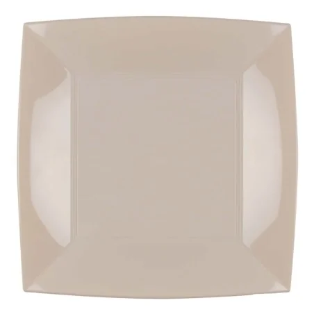 Piatti Piani Nice Taupe 23x23 cm 15 pz GOLD PLAST