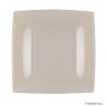 Piatti Dessert Nice Taupe 18x18 cm 15 pz GOLD PLAST