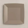 Piatti Piani Nice Taupe 23x23 cm 15 pz GOLD PLAST