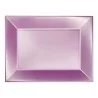 Piatti Rettangolari Nice Rosa Perlè 34,5x23 cm 6pz GOLD PLAST